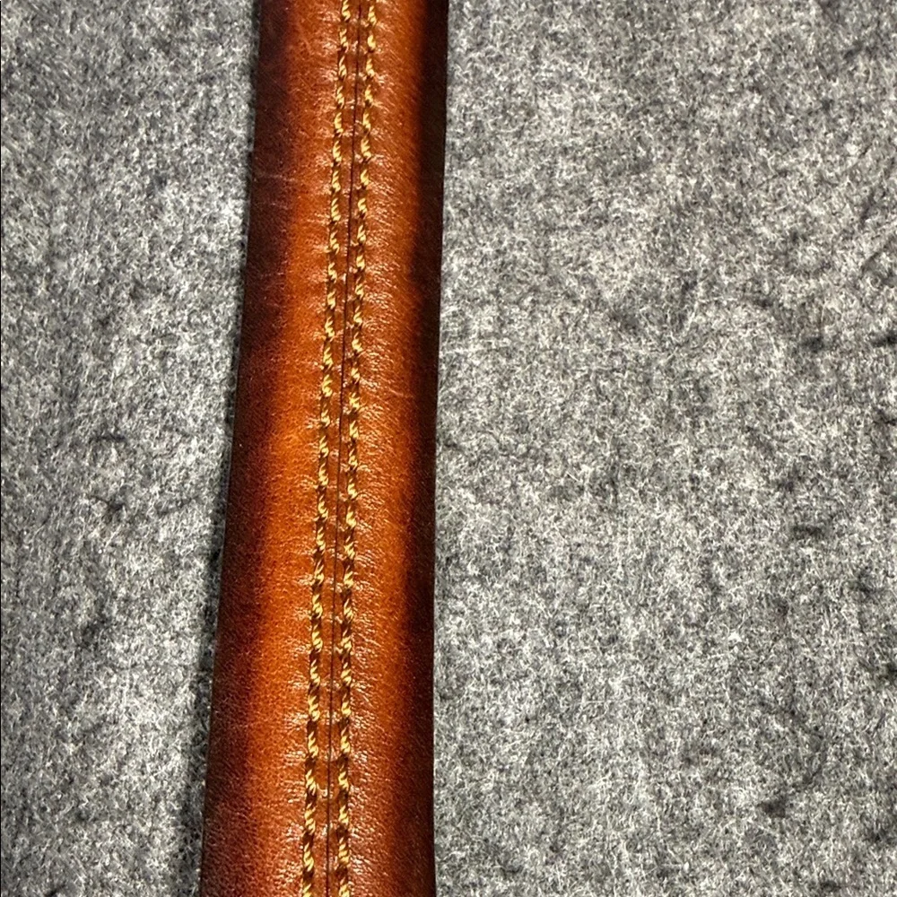 Brighton ONYX Tan Leather Belt with Distinctive Silver Buckle